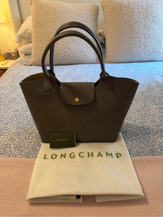 Longchamp Handbags - NWT LONGCHAMP ÉPURE L SHOULDER BAG - TURTLEDOVE 100% LEATHER